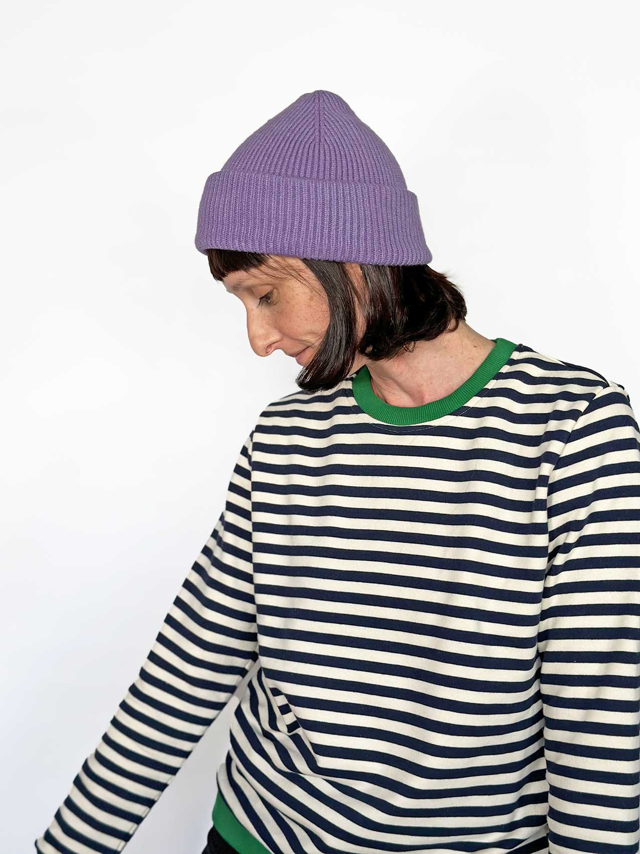 purple stain ビーニー - 帽子